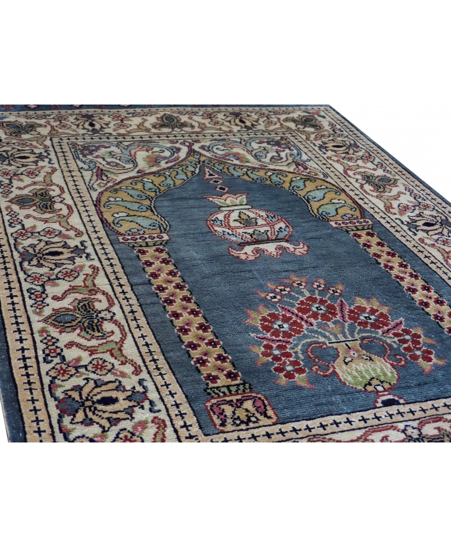Handmade Turkish Kayseri Original Silk Carpet 1 FREE SHIPPING..!